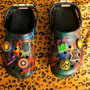 Kids marvel avengers crocs